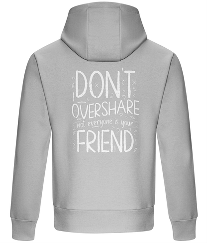 Oversized Boxy Hoodie - Don't Overshare