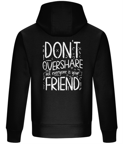 Oversized Boxy Hoodie - Don't Overshare