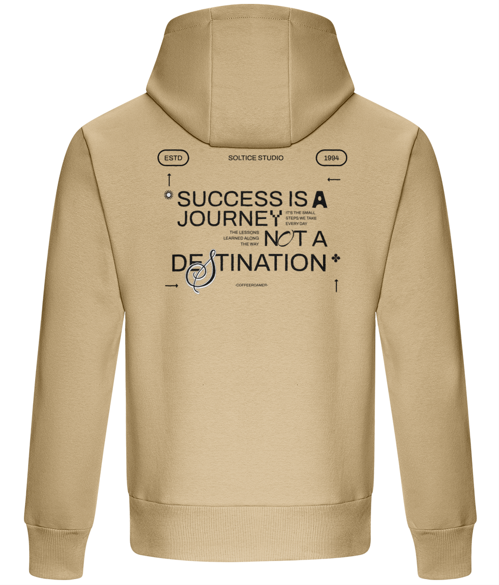 Oversized Boxy Hoodie - Success Is a Journey