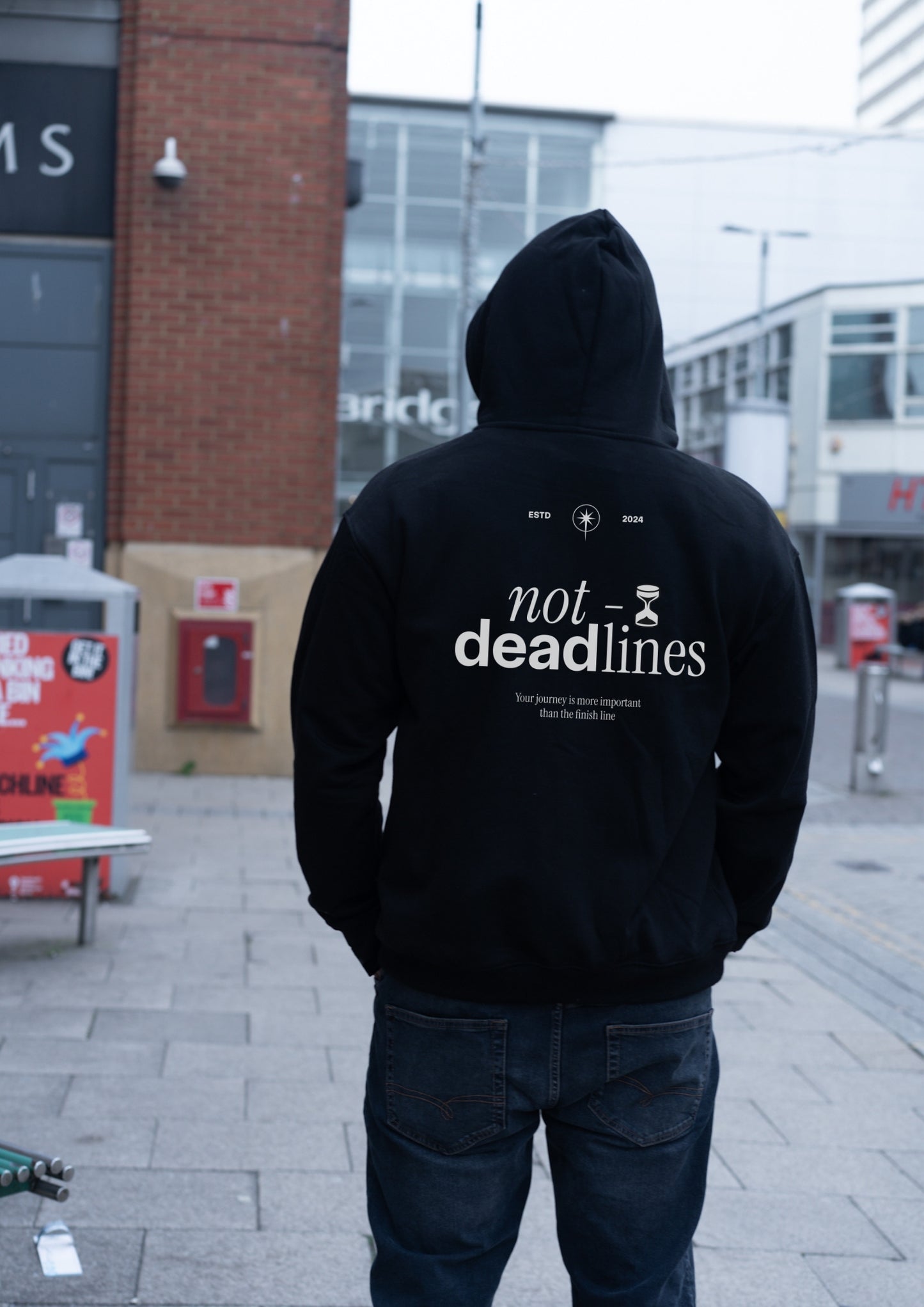 Oversized Boxy Hoodie - Not Deadlines