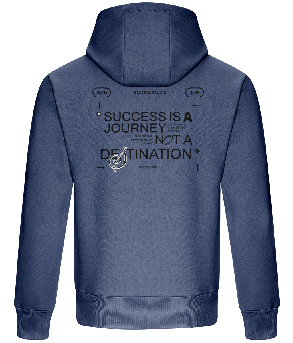 Oversized Boxy Hoodie - Success Is a Journey