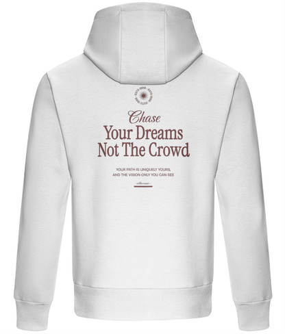 Oversized Boxy Hoodie Chase your Dreams Not the Crowd