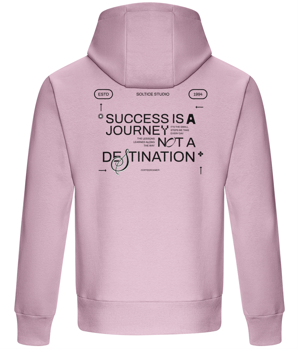 Oversized Boxy Hoodie - Success Is a Journey