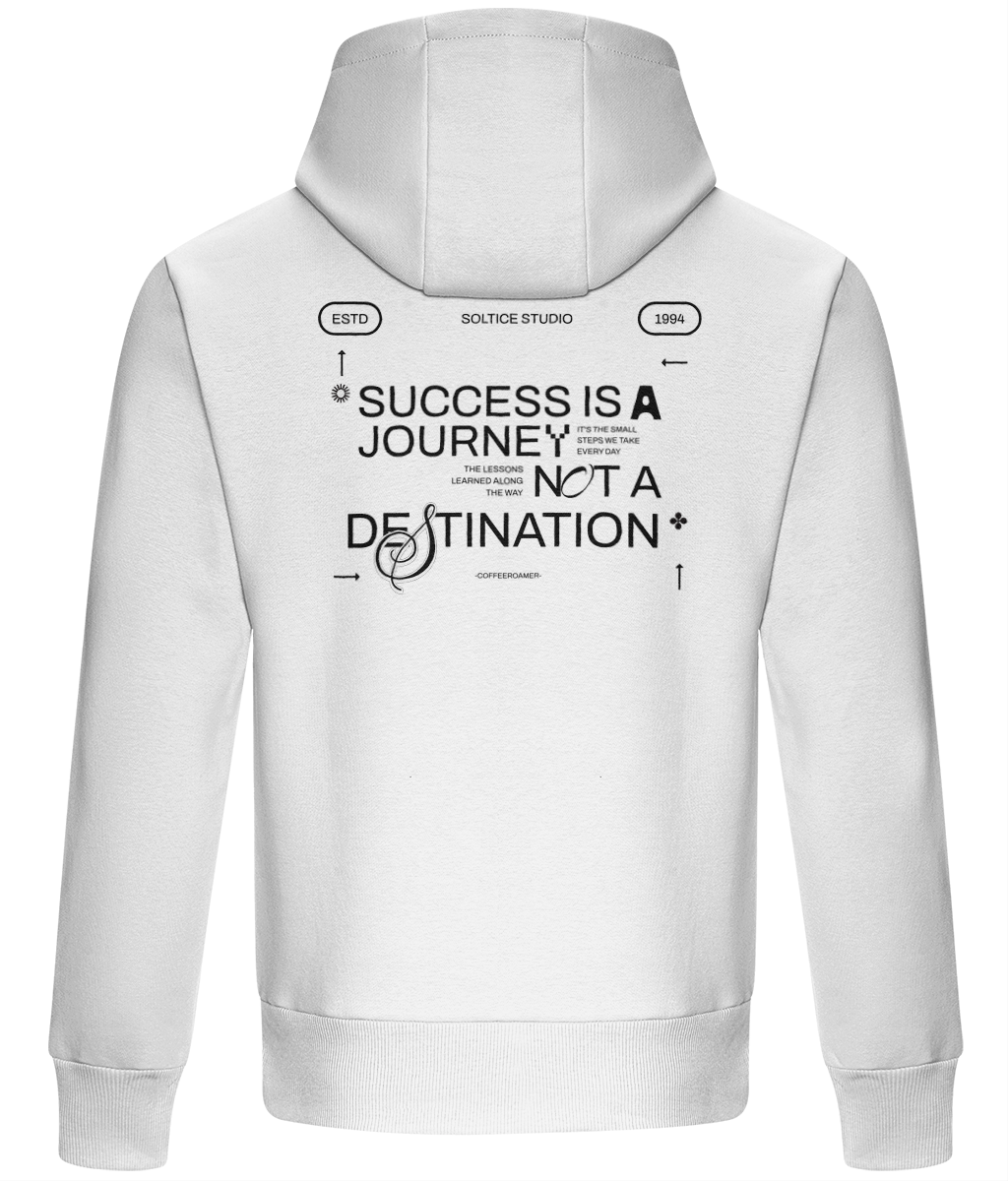 Oversized Boxy Hoodie - Success Is a Journey